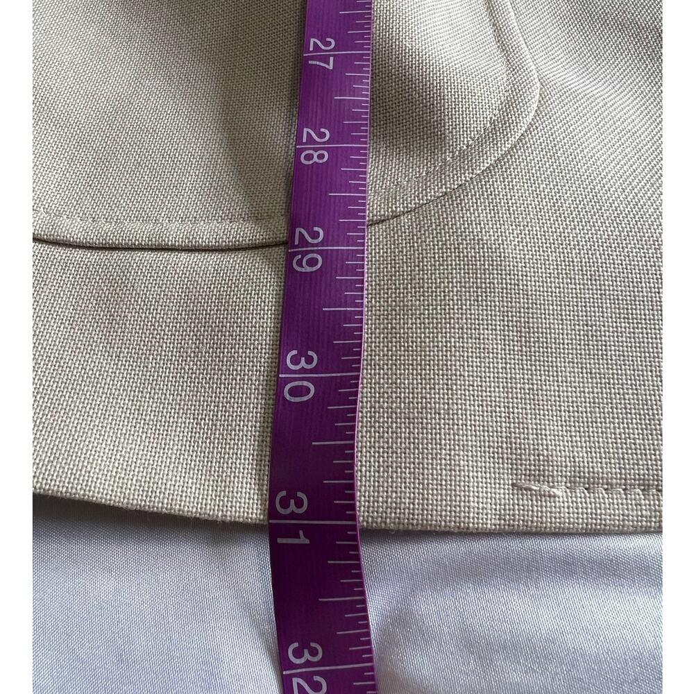 Men’s 42R Khaki Sport Coat Blazer Lightweight Two Button Classic Business Casual - Picture 9 of 10